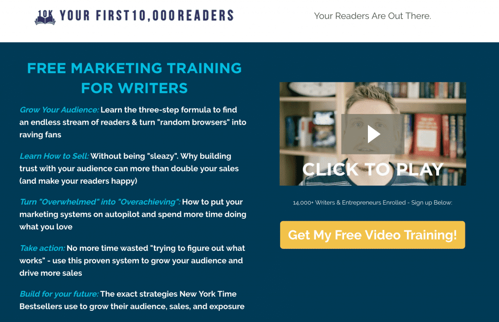 video training lead magnet