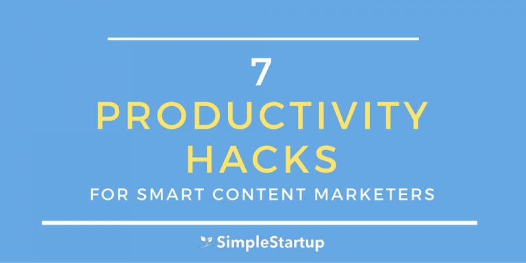 7 Productivity Hacks for Smart Content Marketers