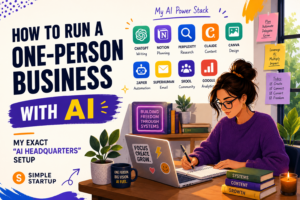How to Run a One-Person Business with AI: My Exact "AI Headquarters" Setup how to run one person business ai